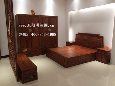 東陽明清閣紅木家具專業(yè)生產(chǎn)紅木家具私人訂制中式裝飾